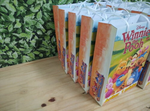 Pooh Sacola Personalizada Pronta Entrega