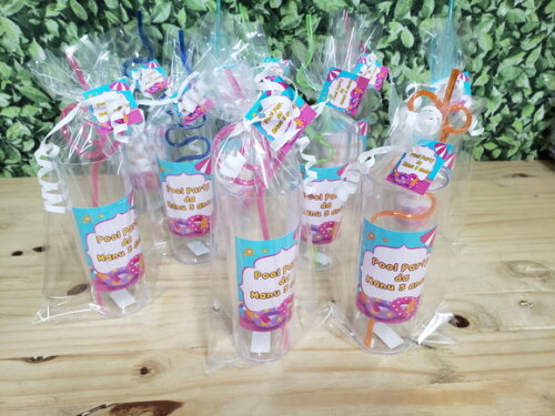 Pool Party Copos Personalizados e Embalados