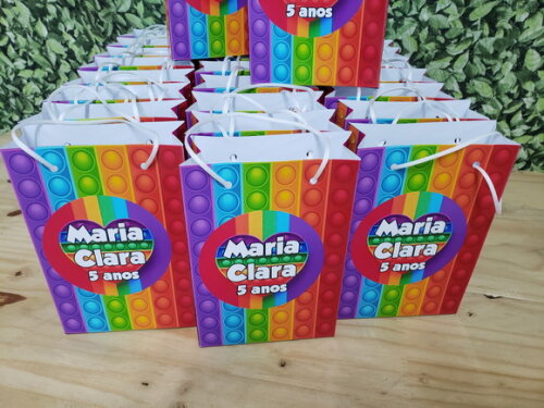 Pop It Sacola Personalizada Pronta Entrega