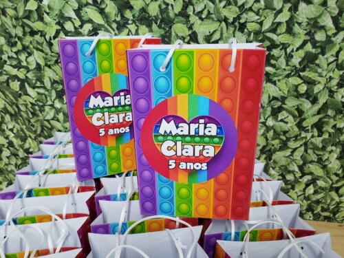 Pop It Sacola Personalizada Pronta Entrega