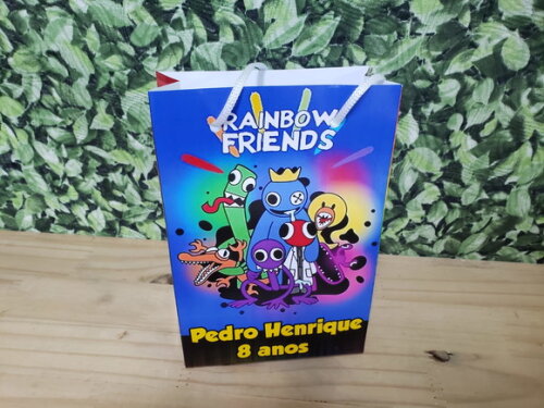 Raimbow Friends Sacola Personalizada Pronta Entrega