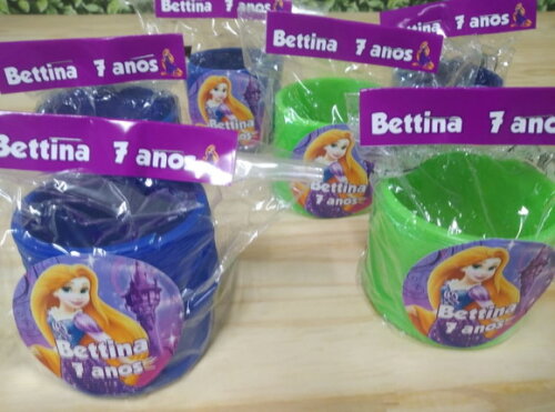 Rapunzel Lembrancinha Mola Maluca Personalizada ´p Entrega