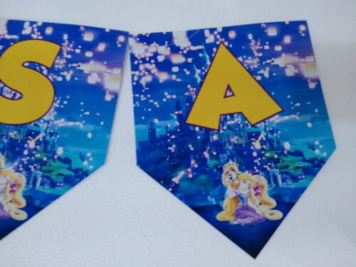 Rapunzel Varal Parabens Mais Nome Personalizado