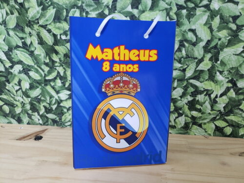 Real Madrid Sacola Personalizada Pronta Entrega