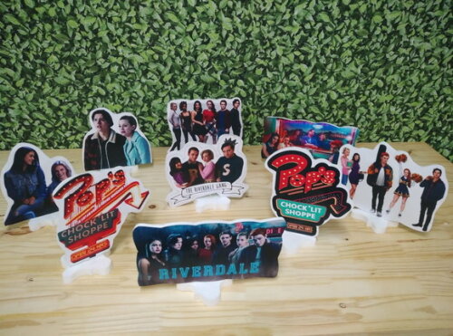 Riverdale kit de mesa displays 9 peças pronta entrega