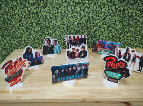 Riverdale kit de mesa displays 9 peças pronta entrega