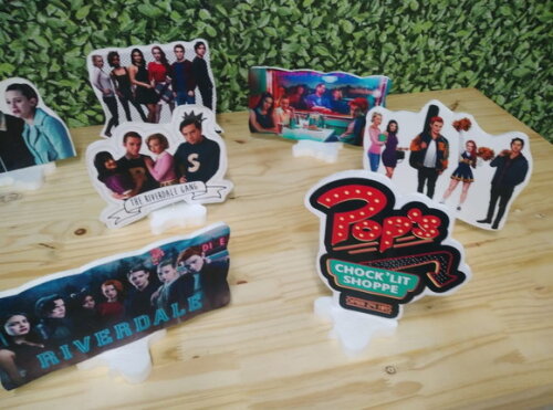 Riverdale kit de mesa displays 9 peças pronta entrega