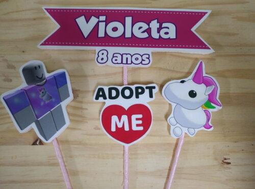 Roblox Adopt Topo de Bolo Personalizado P Entrega
