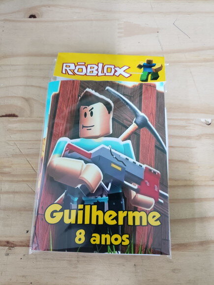 Roblox Caderninho para Colorir Personalizado Pronta Entrega