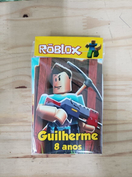 Roblox Caderninho para Colorir Personalizado Pronta Entrega