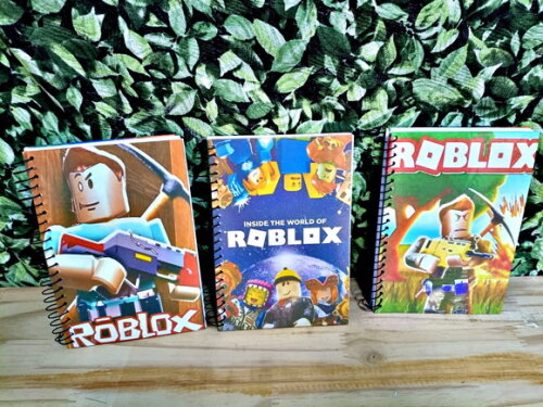 Roblox Cadernos Personalizados 3 un Tam28x20 cm 96 Fls