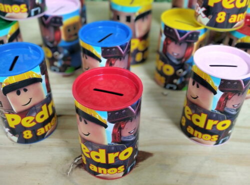 Roblox Cofrinhos Personalizados Pronta Entrega