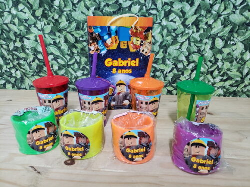 Roblox Kit Lembrancinha Personalizada Pronta Entrega