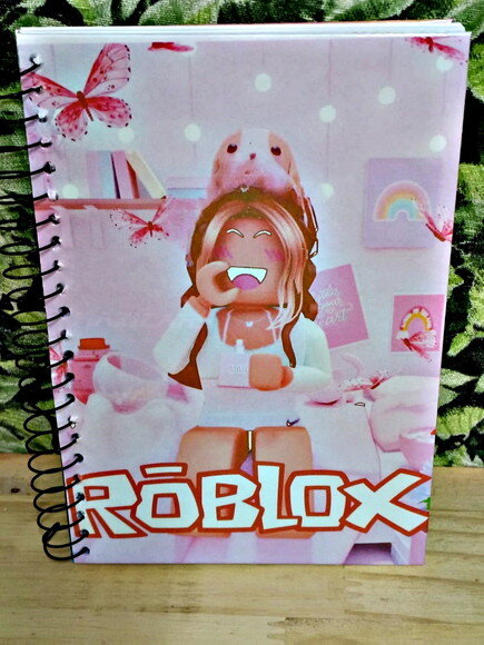Roblox Menina 3 Unid Cadernos Universitários Personalizados