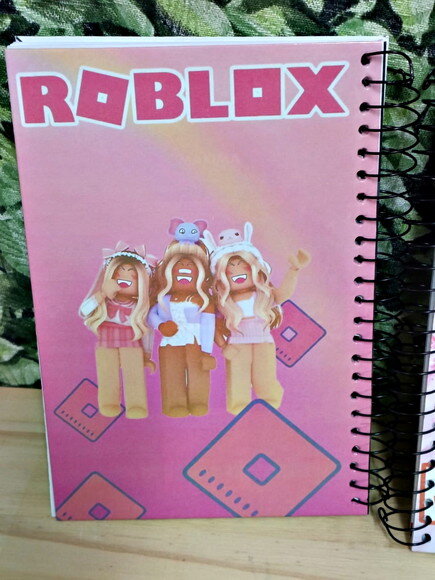 Roblox Menina Cadernos 3 Unid T 20x14cm 96 Fls Personalizado
