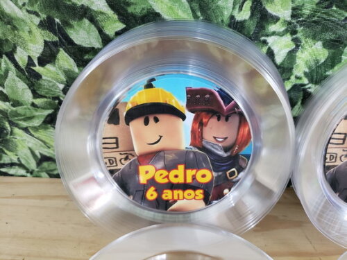 Roblox Prato Personalizado Sobremesa Pronta Entrega