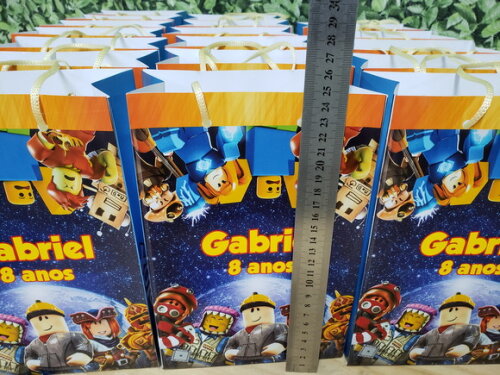 Roblox Sacola Personalizada Média Pronta Entrega