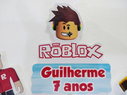 Roblox Topo de Bolo Personalizado Personalizado