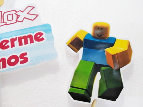 Roblox Topo de Bolo Personalizado Personalizado