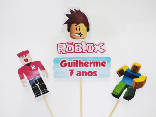 Roblox Topo de Bolo Personalizado Personalizado
