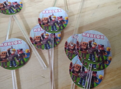 Roblox Topper para Docinhos 36 Unidades Pronta Entrega