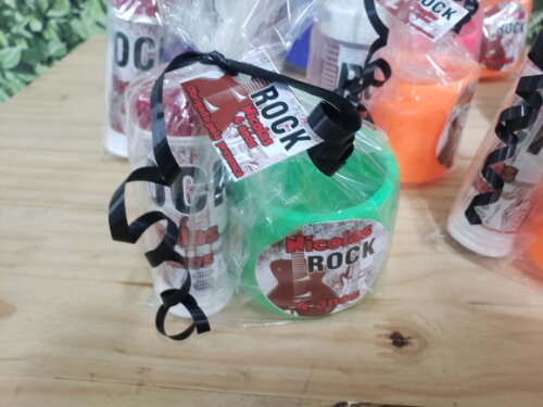 Rock Kit Lembrancinha Personalizada Pronta Entrega