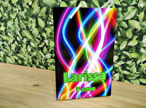 Sacola Neon Personalizada Pronta Entrega