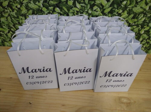 Sacola Personalizada Pronta Entrega Diversas Cores