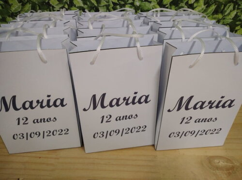 Sacola Personalizada Pronta Entrega Diversas Cores