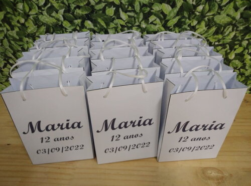Sacola Personalizada Pronta Entrega Diversas Cores