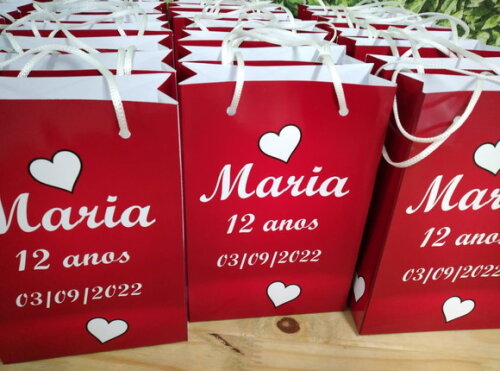 Sacola Personalizada Pronta Entrega Diversas Cores