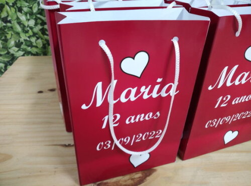 Sacola Personalizada Pronta Entrega Diversas Cores