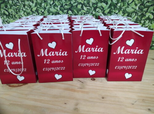 Sacola Personalizada Pronta Entrega Diversas Cores