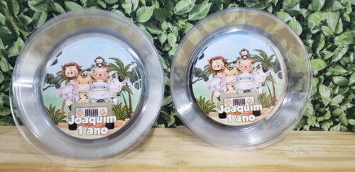 Safari Prato Refeição 21 cm Personalizado Pronta Entrega