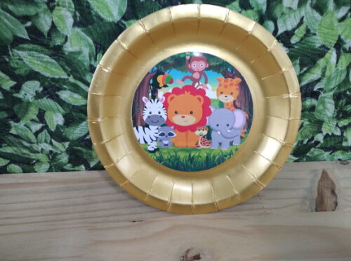 Safari Prato Decorado Pronta Entrega