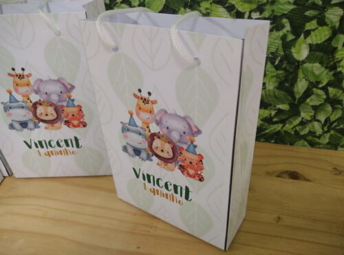 Safari Sacola Surpresa Personalizada Pronta Entrega