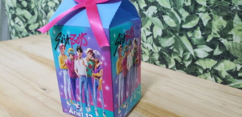 Saja Boys Guerreiras do K Pop Caixa Milk Personalizada