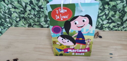 Show da Luna Sacola Personalizada Menina Pronta Entrega