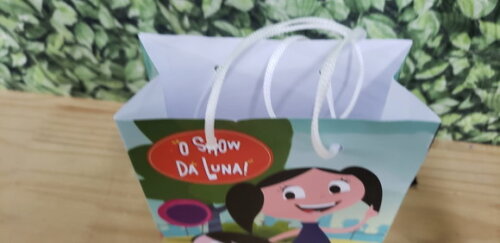 Show da Luna Sacola Personalizada Menina Pronta Entrega