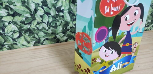 Show da Luna Sacola Personalizada Menino Pronta Entrega