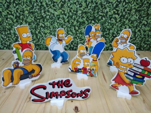 Simpson Kit de Mesa 8 Peças Pronta Entrega