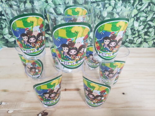 Sitio Pica Pau Amarelo Copos 300 ml Decorados Pronta Entrega