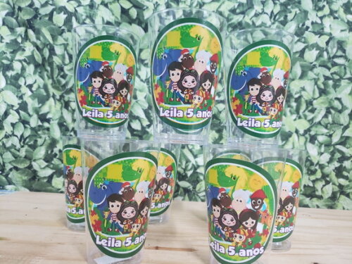 Sitio Pica Pau Amarelo Copos 300 ml Decorados Pronta Entrega