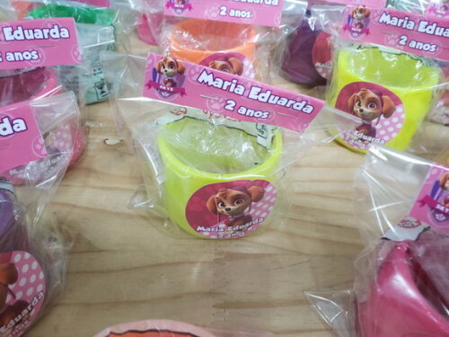 Skye Patrulha Canina Lembrancinha Mola Maluca Personalizada
