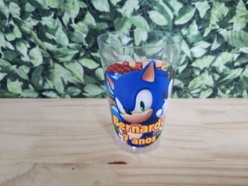 Sonic Copo Personalizado 300 ml Pronta Entrega