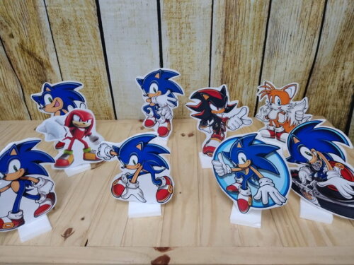 Sonic Kit de Mesa 9 Peças Tipo Displays Pronta Entrega