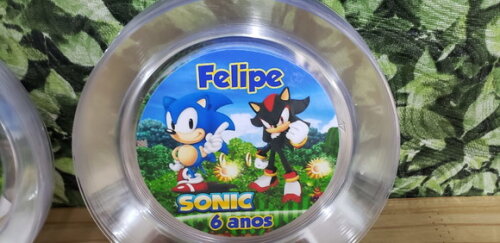 Sonic Parato Sobremesa 15 cm Personalizado Pronta Entrega