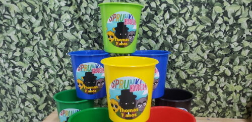 Sprunki Baldinhos 1 Litro Personalizados Pronta Entrega