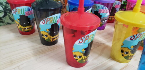 Sprunki Lembrancinha Copo Canudo (twister) Personalizzado