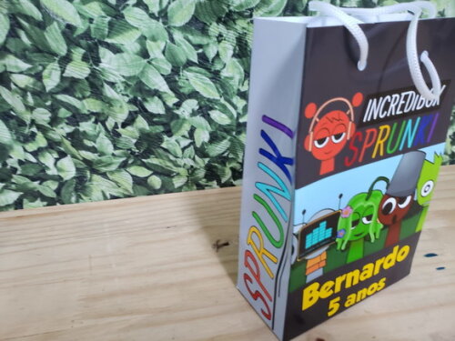 Sprunki Sacola Personalizada Pronta Entrega